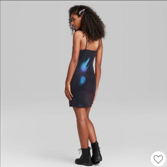 Wild Fable Iridescent Mini Dress, size M NWT - Picture 2 of 5
